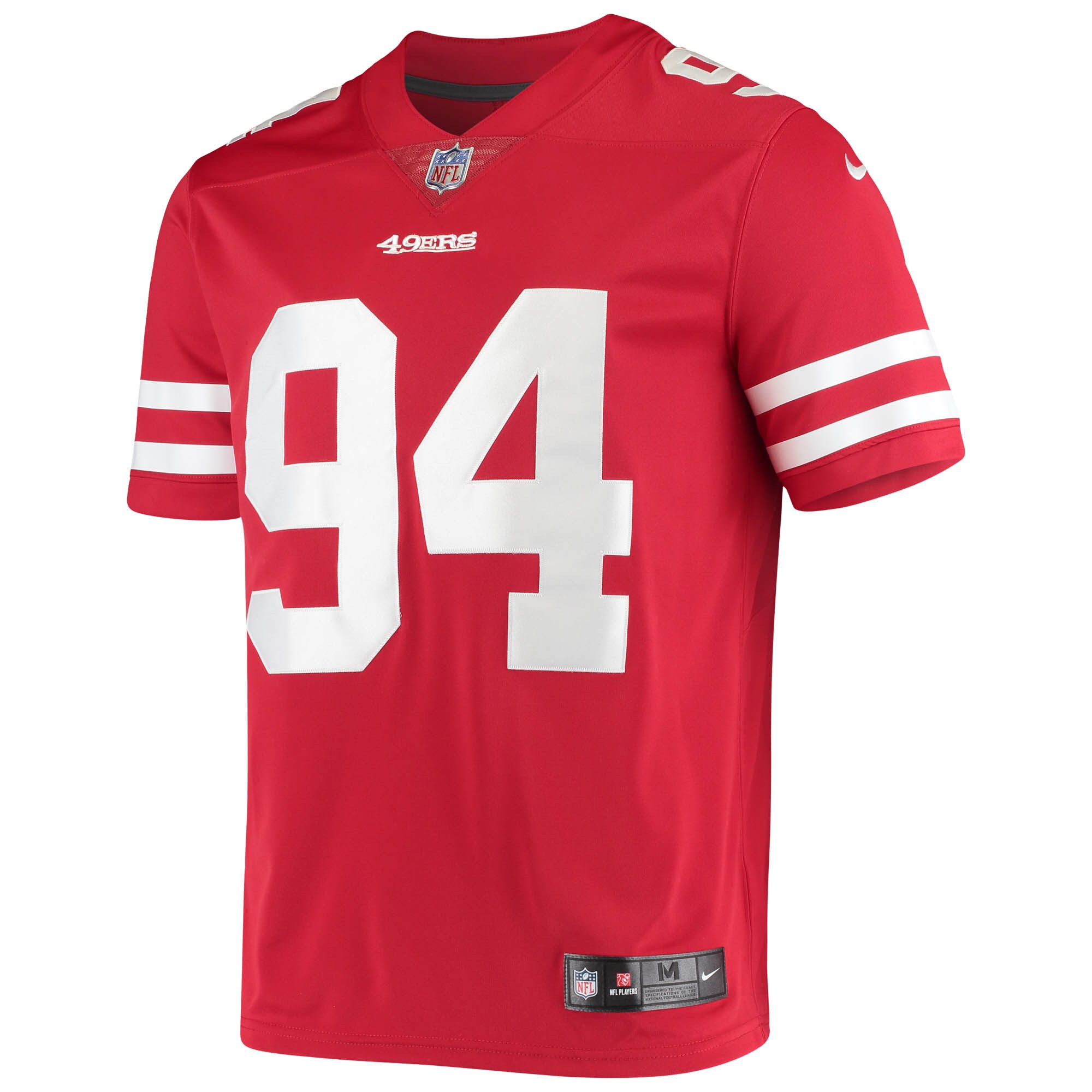 Men's San Francisco 49ers Solomon Thomas Nike Scarlet Vapor Limited ...