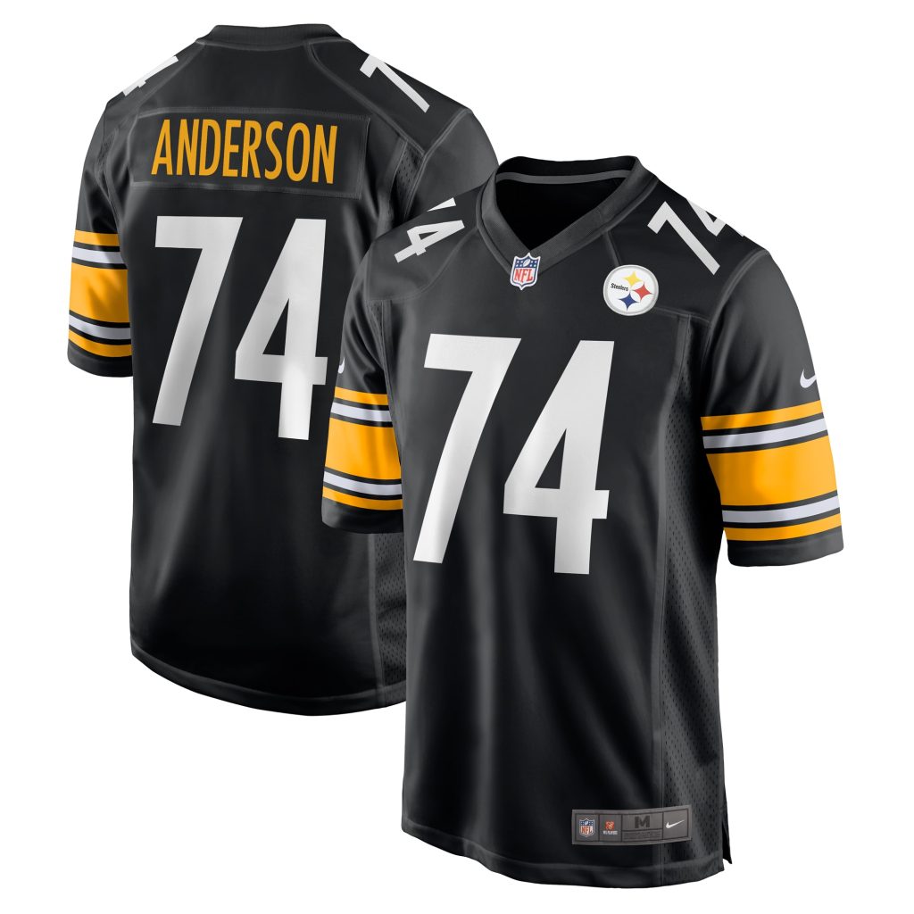 Spencer Anderson Pittsburgh Steelers Nike  Game Jersey -  Black