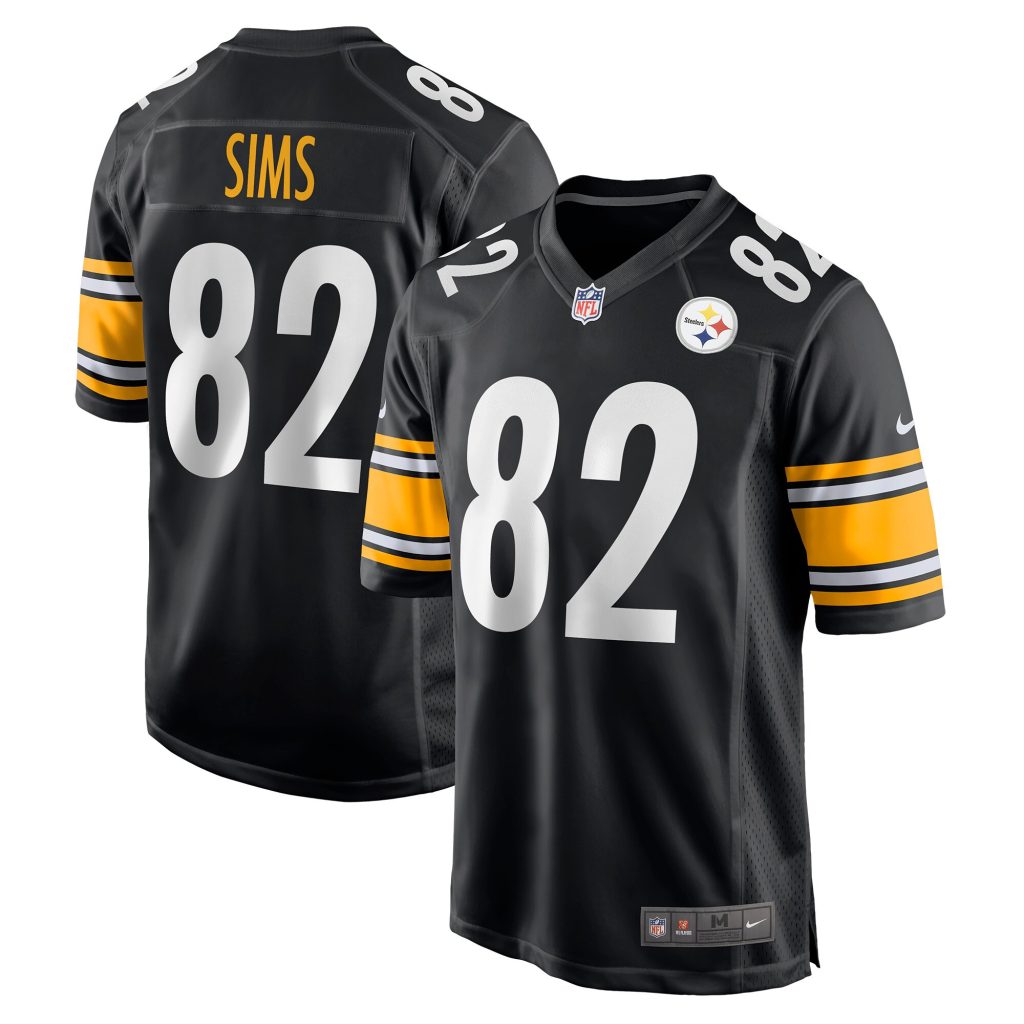 Men's Pittsburgh Steelers Steven Sims Nike Black Game Jersey