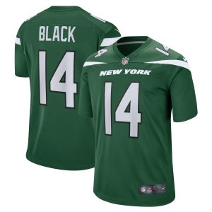 Men's New York Jets Tarik Black Nike Gotham Green Game Player Jersey