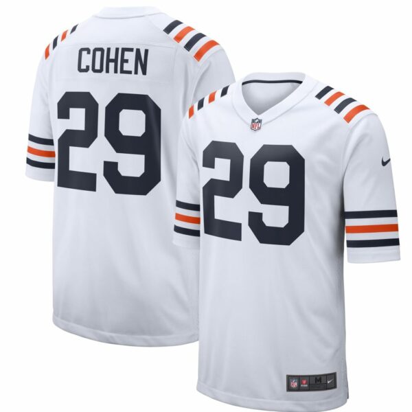 Men's Chicago Bears Tarik Cohen Nike White 2019 Alternate Classic Game Jersey