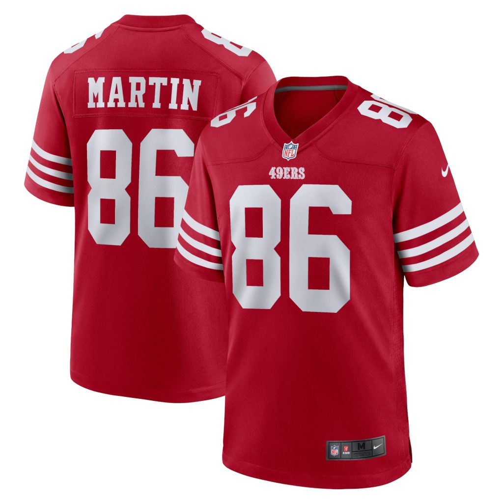 Men's San Francisco 49ers Tay Martin Nike Scarlet Home Game Player Jersey