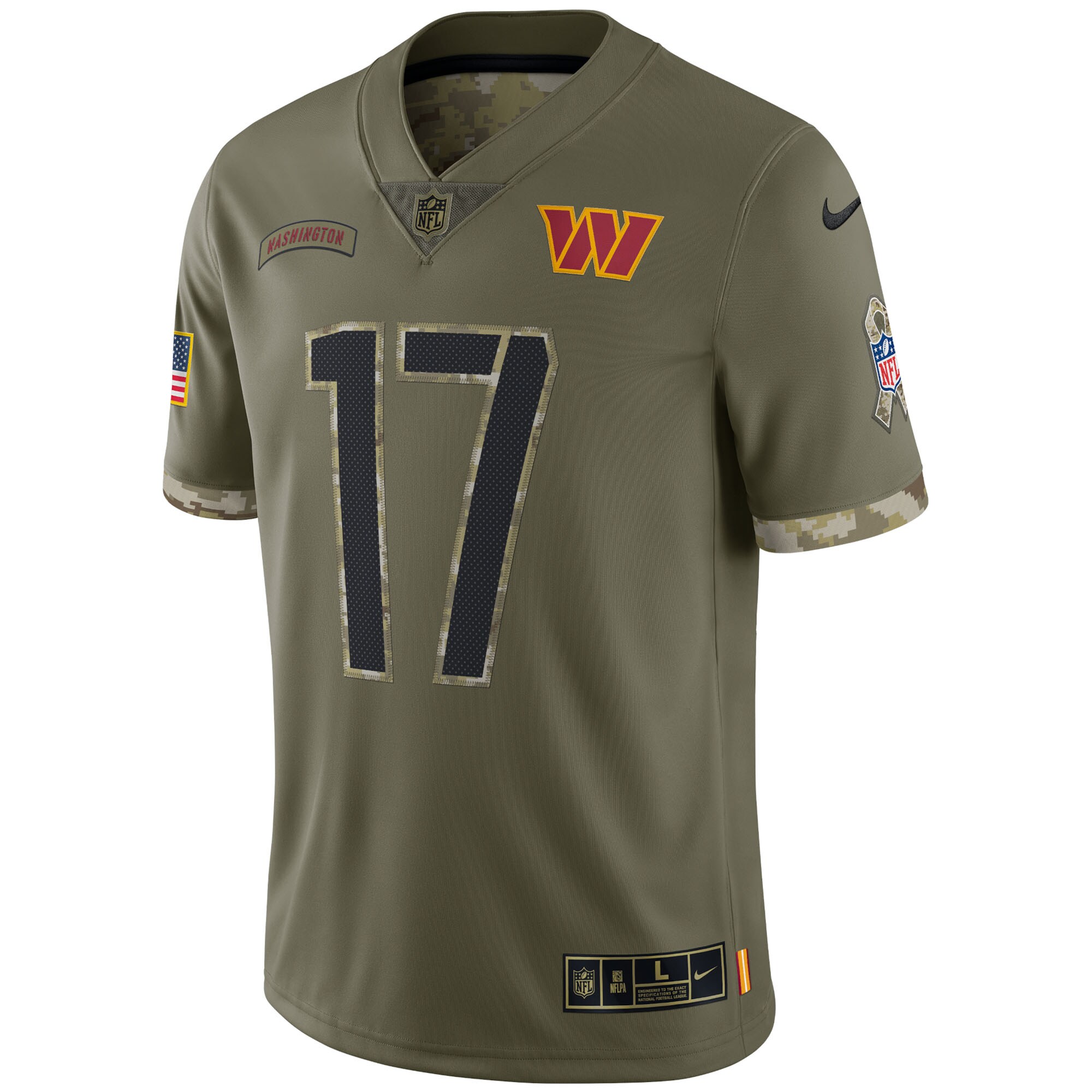 Men's Washington Commanders Nike Olive 2022 Salute To Service Limited Jersey