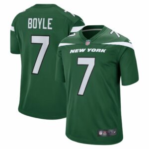 Men's New York Jets Tim Boyle Nike Gotham Green Game Jersey