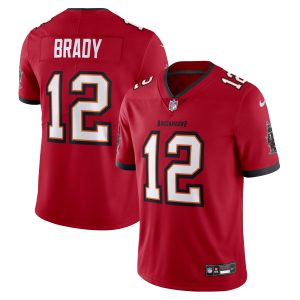 Men's Tampa Bay Buccaneers Tom Brady Nike Red  Vapor Untouchable Limited Jersey