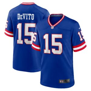 Tommy DeVito New York Giants Nike Alternate Player Game Jersey - Royal