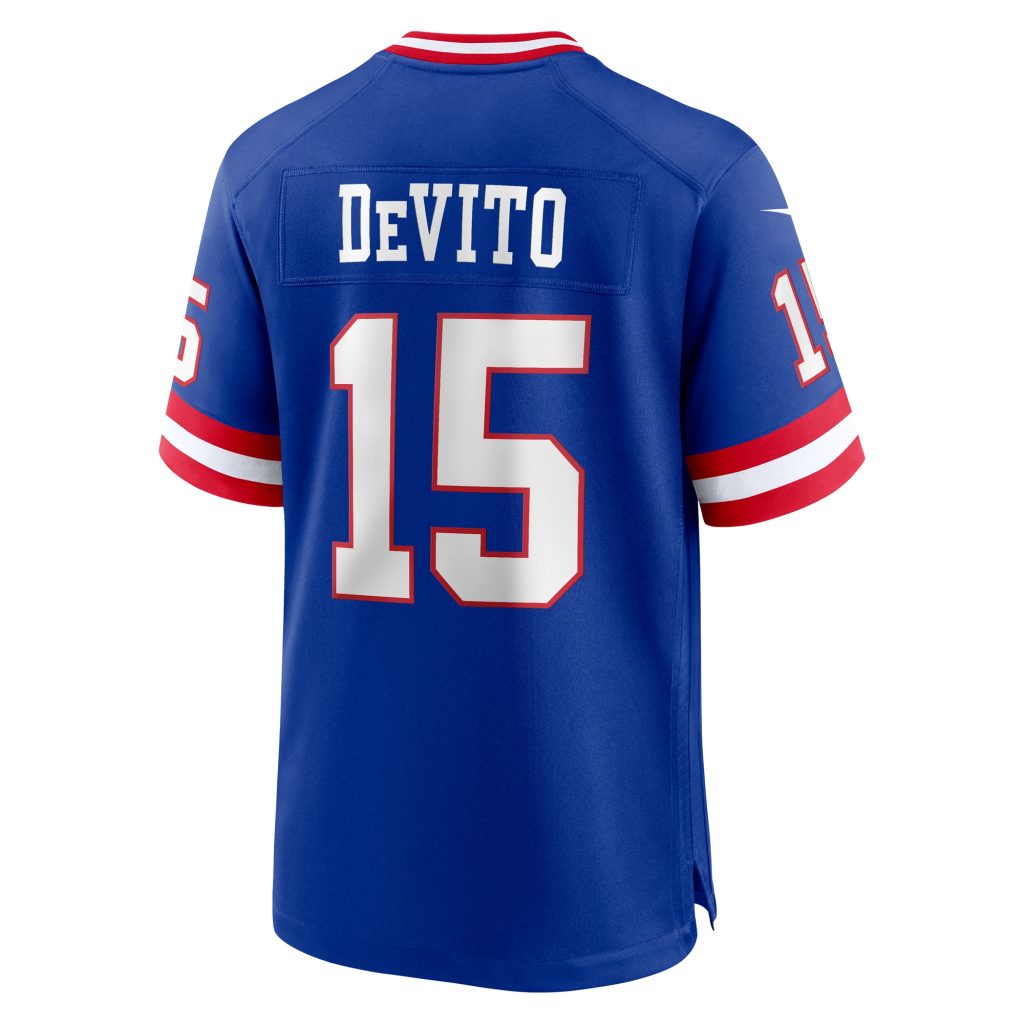 Tommy DeVito New York Giants Nike Alternate Player Game Jersey - Royal