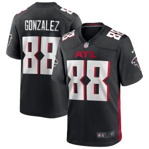 Men's Atlanta Falcons Tony Gonzalez Nike Black Game Retired Player Jersey