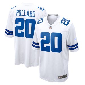 Men's Dallas Cowboys Tony Pollard Nike White Game Player Jersey