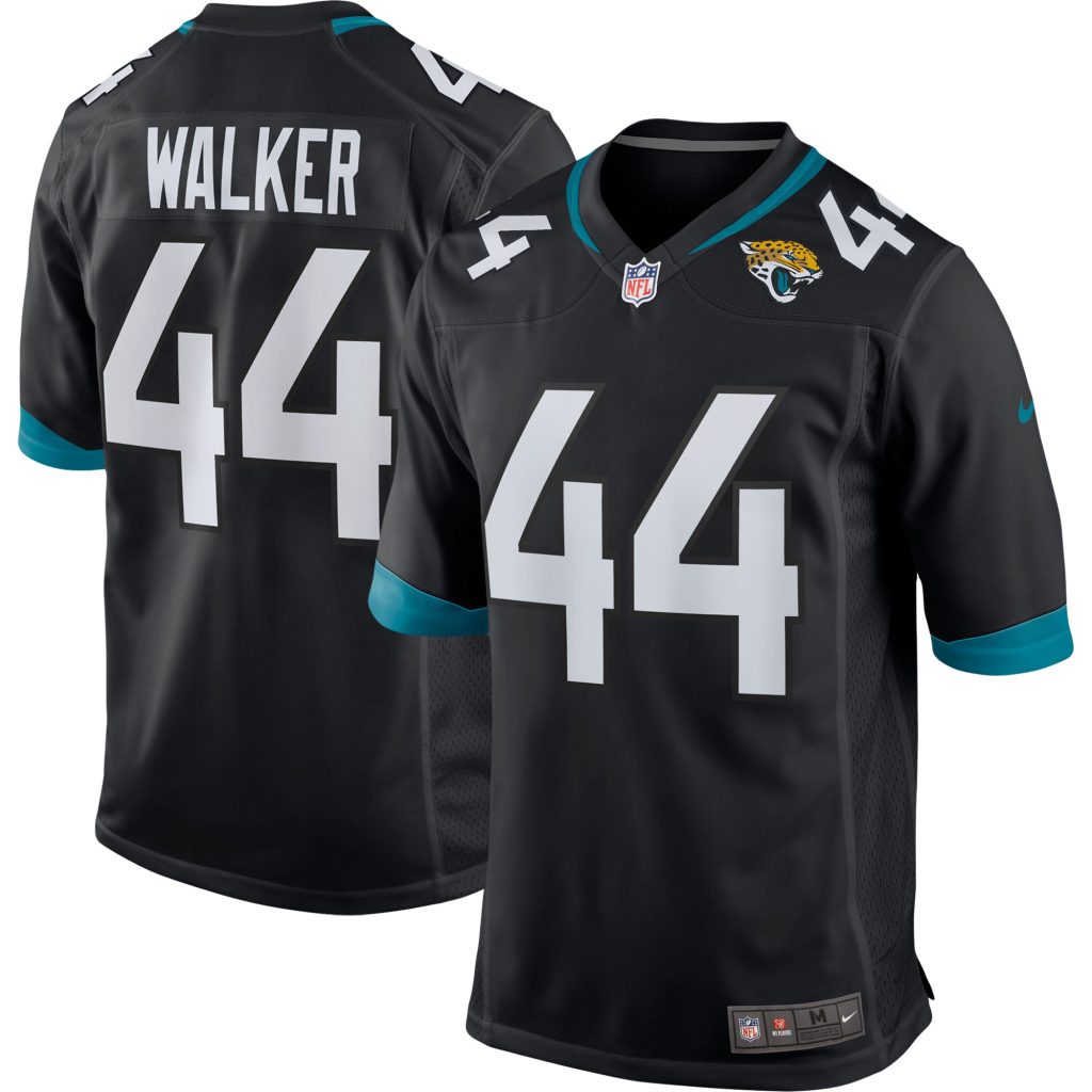 Men's Jacksonville Jaguars Travon Walker Nike Black Player Game Jersey