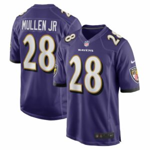 Trayvon Mullen Jr. Baltimore Ravens Nike Team Game Jersey -  Purple