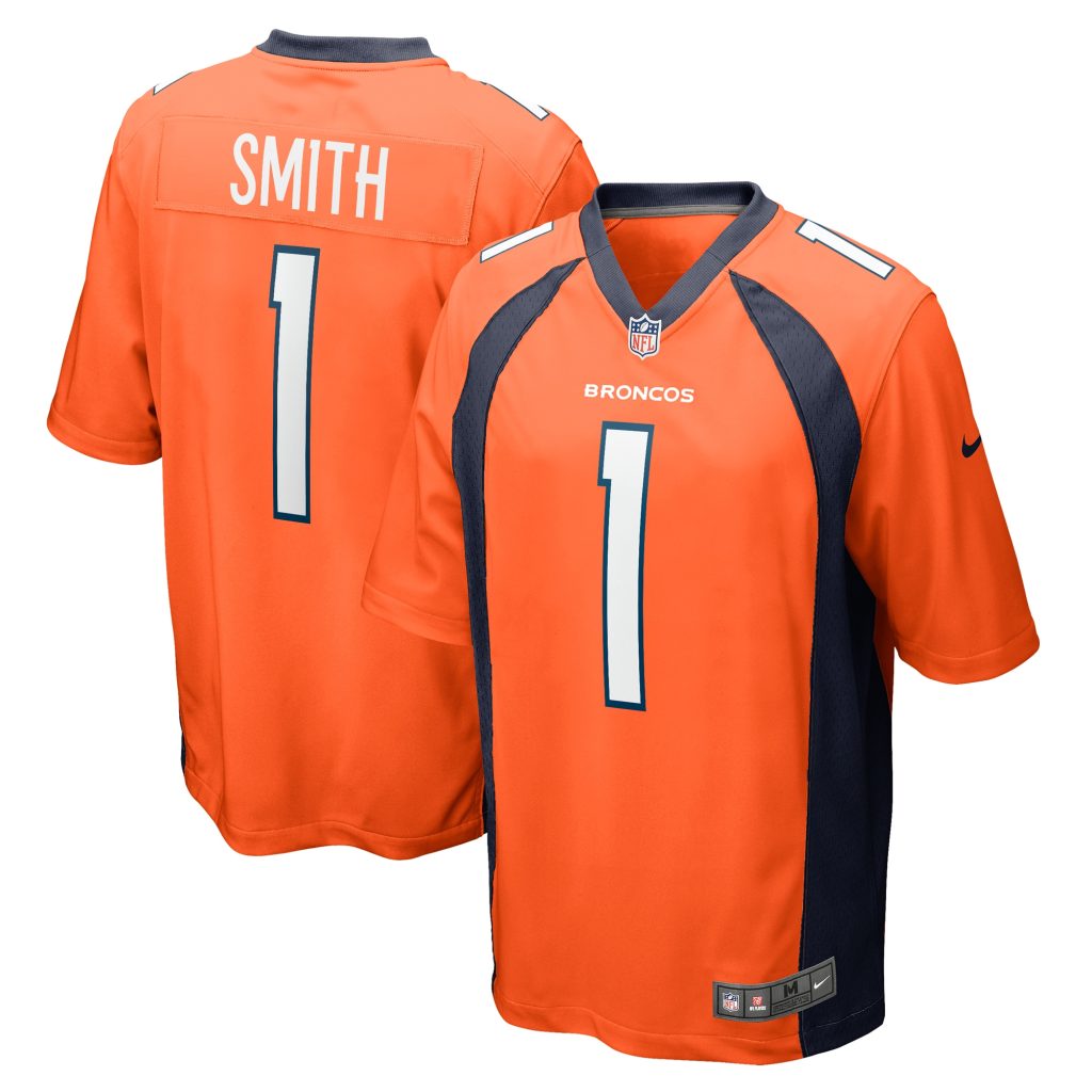 Tremon Smith Denver Broncos Nike Game Jersey - Orange