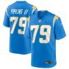 Men's Los Angeles Chargers Trey Pipkins III Nike Powder Blue Game Jersey