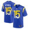 Men's Los Angeles Rams Tutu Atwell Nike Royal Game Player Jersey