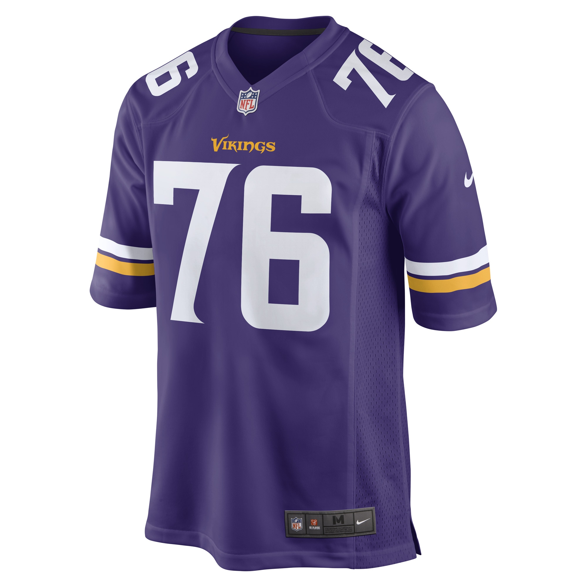 Men's Minnesota Vikings T.Y. McGill Jr. Nike Purple Game Player Jersey