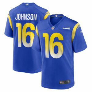 Tyler Johnson Los Angeles Rams Nike Team Game Jersey -  Royal