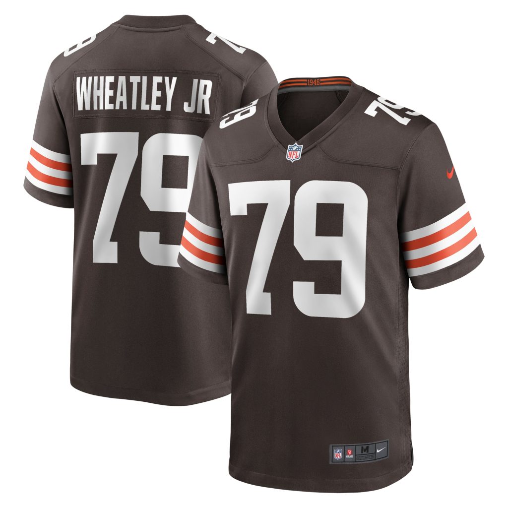 Men's Cleveland Browns Tyrone Wheatley Nike Brown Team Game Jersey
