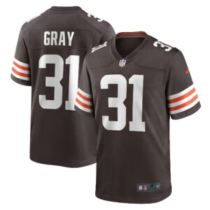 Vincent Gray Cleveland Browns Nike Team Game Jersey -  Brown