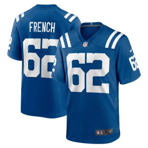 Men's Indianapolis Colts Wesley French Nike Royal Game Player Jersey