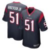 Men's Houston Texans Will Anderson Jr. Nike Navy 2023 NFL Draft First Round Pick Game Jersey