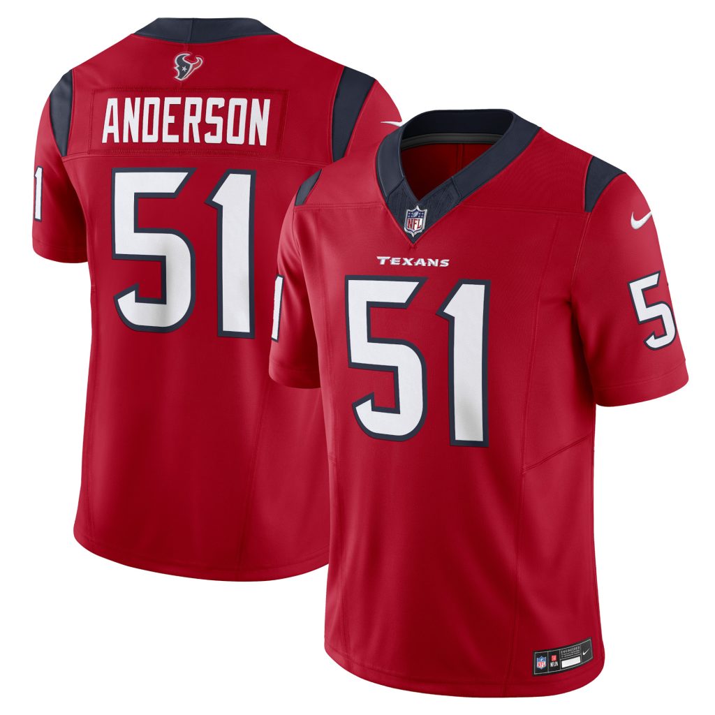 Will Anderson Jr. Houston Texans Nike  Vapor F.U.S.E. Limited Jersey - Red