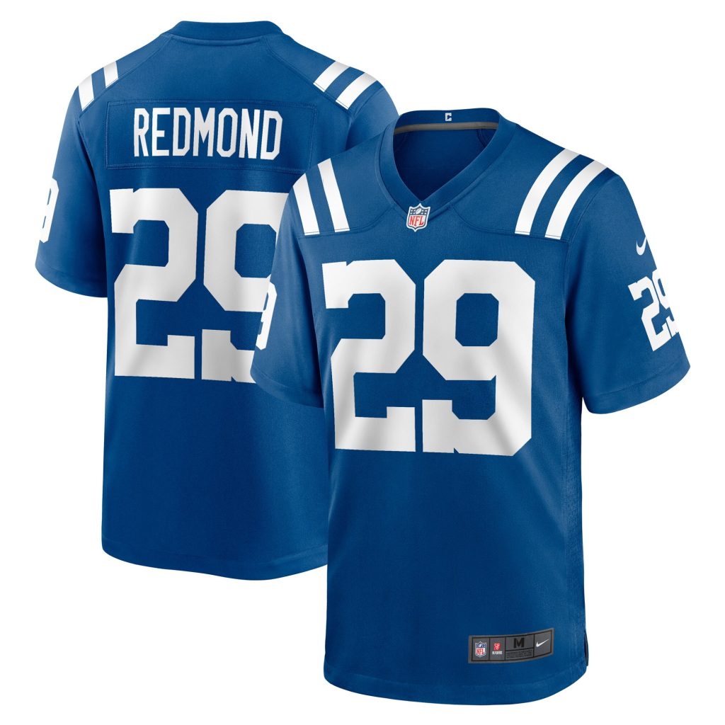 Men's Indianapolis Colts Will Redmond Nike Royal Game Player Jersey