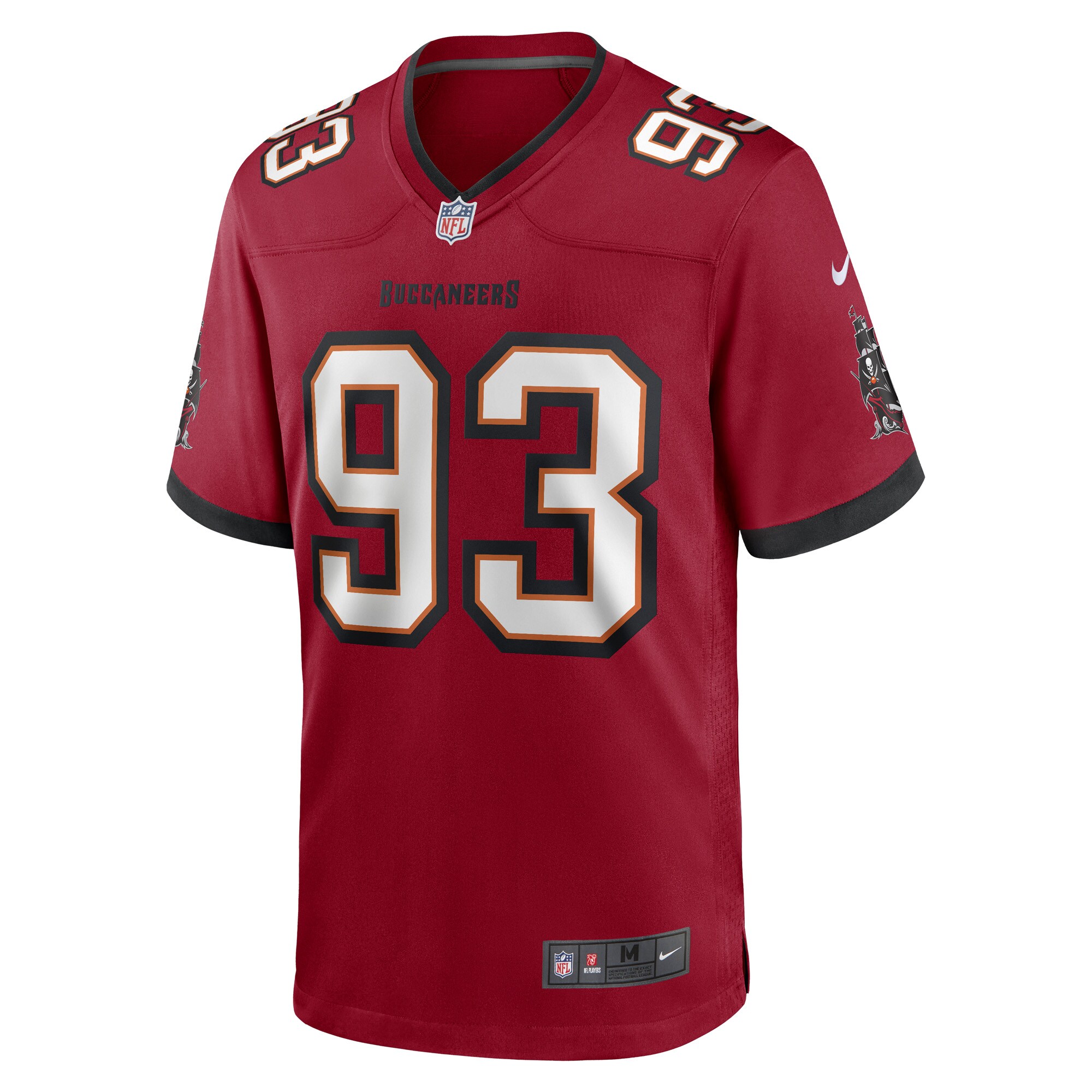 Men's Tampa Bay Buccaneers Willington Previlon Nike Red Game Player Jersey