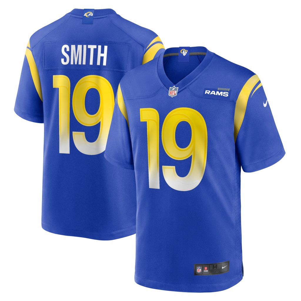 Men's Los Angeles Rams Xavier Smith Nike Royal Home Game Jersey