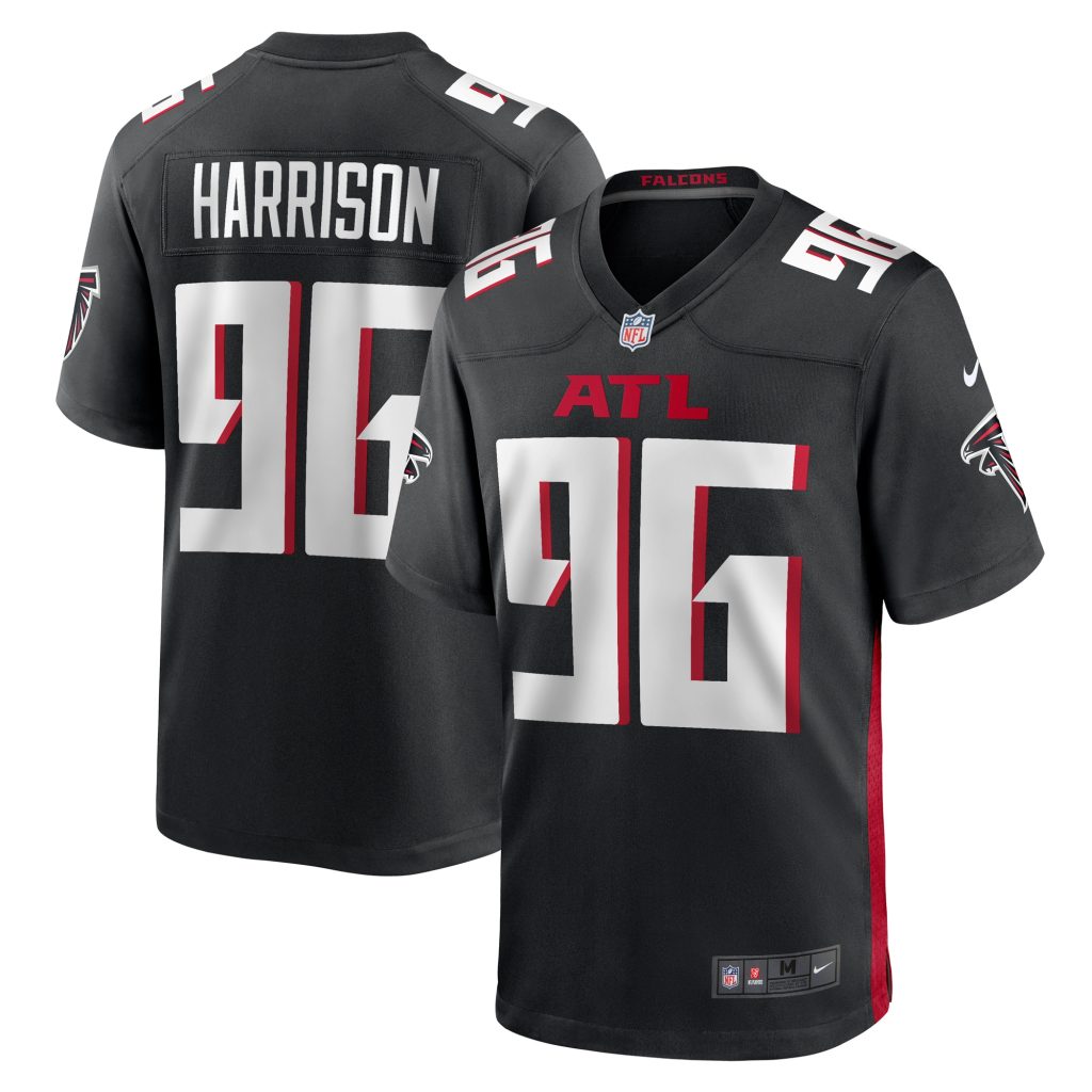 Zach Harrison Atlanta Falcons Nike Team Game Jersey -  Black