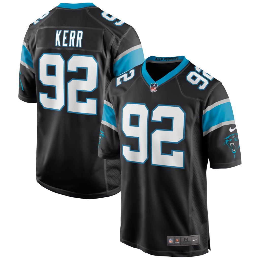 Zach Kerr Carolina Panthers Nike Game Jersey - Black