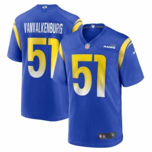 Zach VanValkenburg Los Angeles Rams Nike Team Game Jersey - Royal