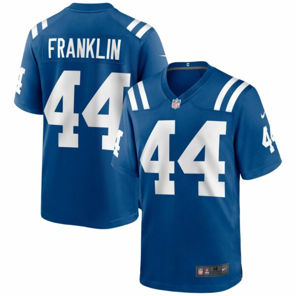 Men's Indianapolis Colts Zaire Franklin Nike Royal Game Jersey