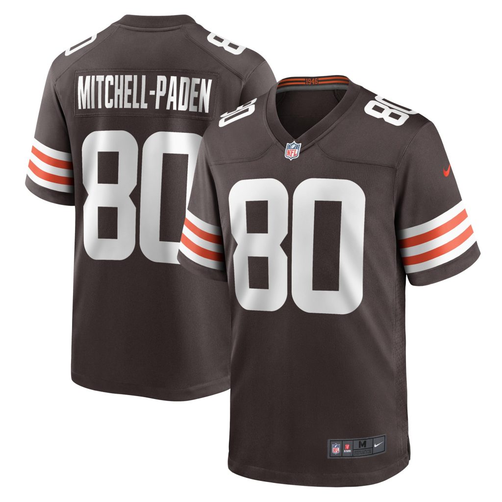 Men's Cleveland Browns Zaire Mitchell-Paden Nike Brown Game Player Jersey