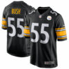 Men's Pittsburgh Steelers Devin Bush Nike Black Game Player Jersey