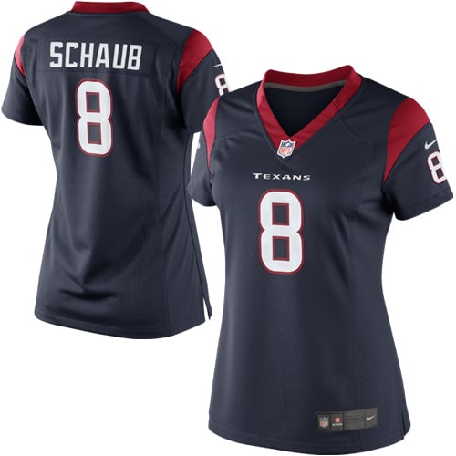 Matt Schaub Houston Texans Nike Women's Limited Jersey - Navy Blue