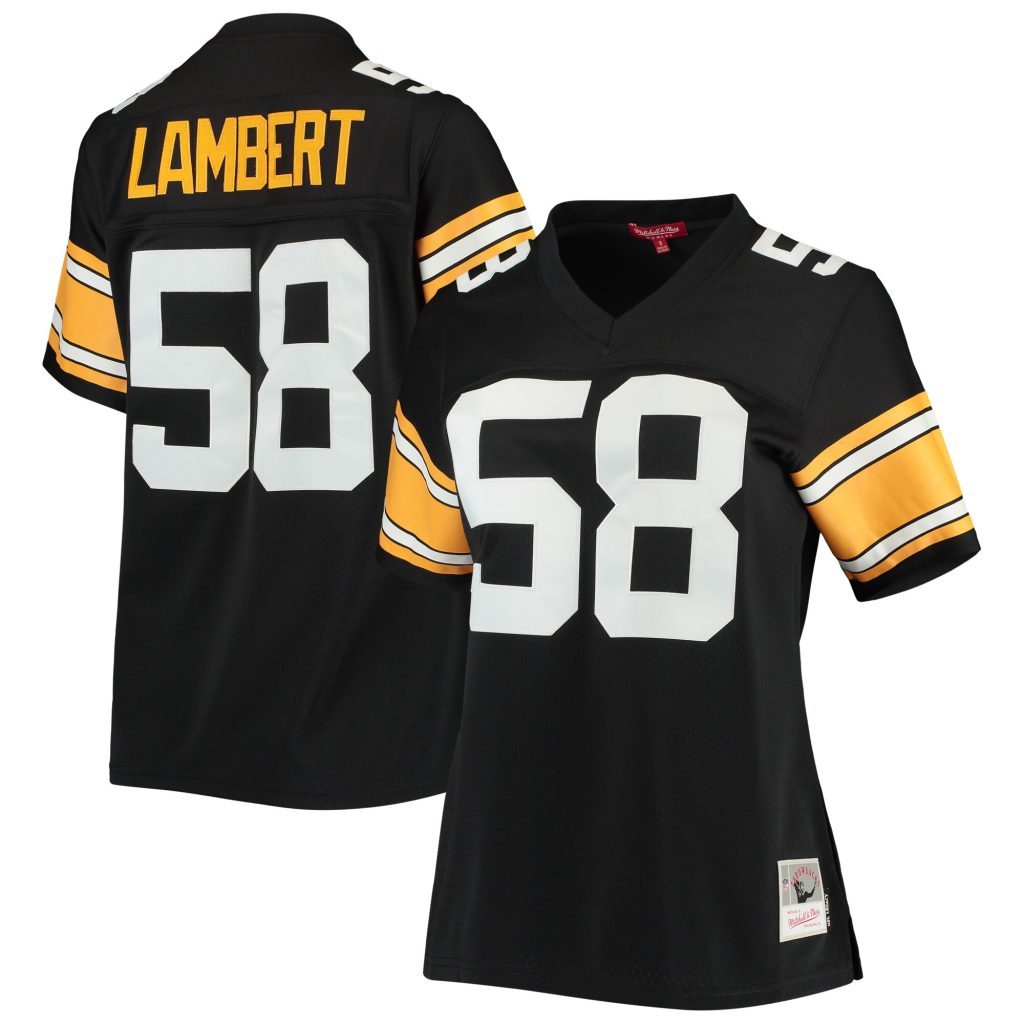 Jack Lambert Pittsburgh Steelers Mitchell & Ness Women's Legacy Replica Player Jersey - Black