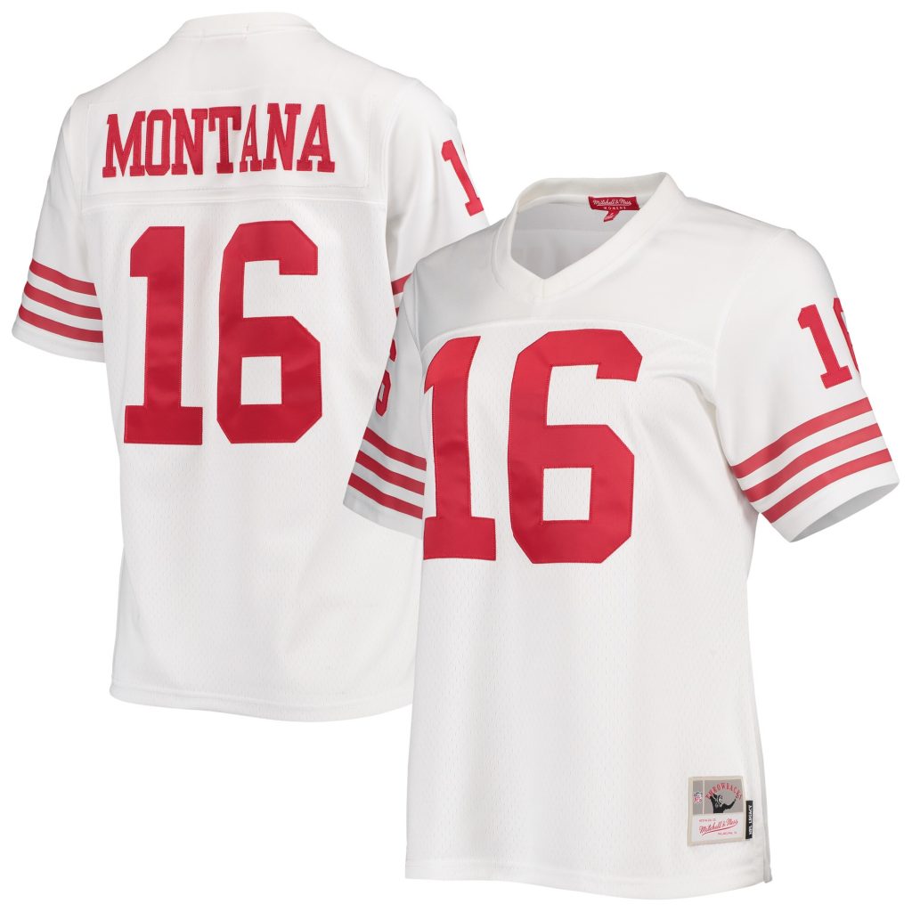 Joe Montana San Francisco 49ers Mitchell & Ness Women's Legacy Replica Player Jersey - White