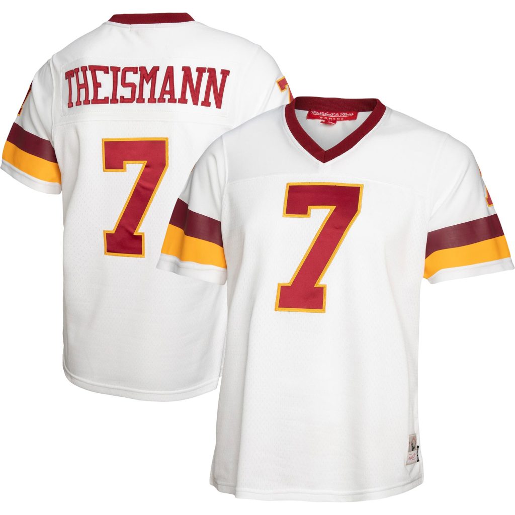 Joe Theismann Washington Football Team Mitchell & Ness Women's Legacy Replica Player Jersey - White