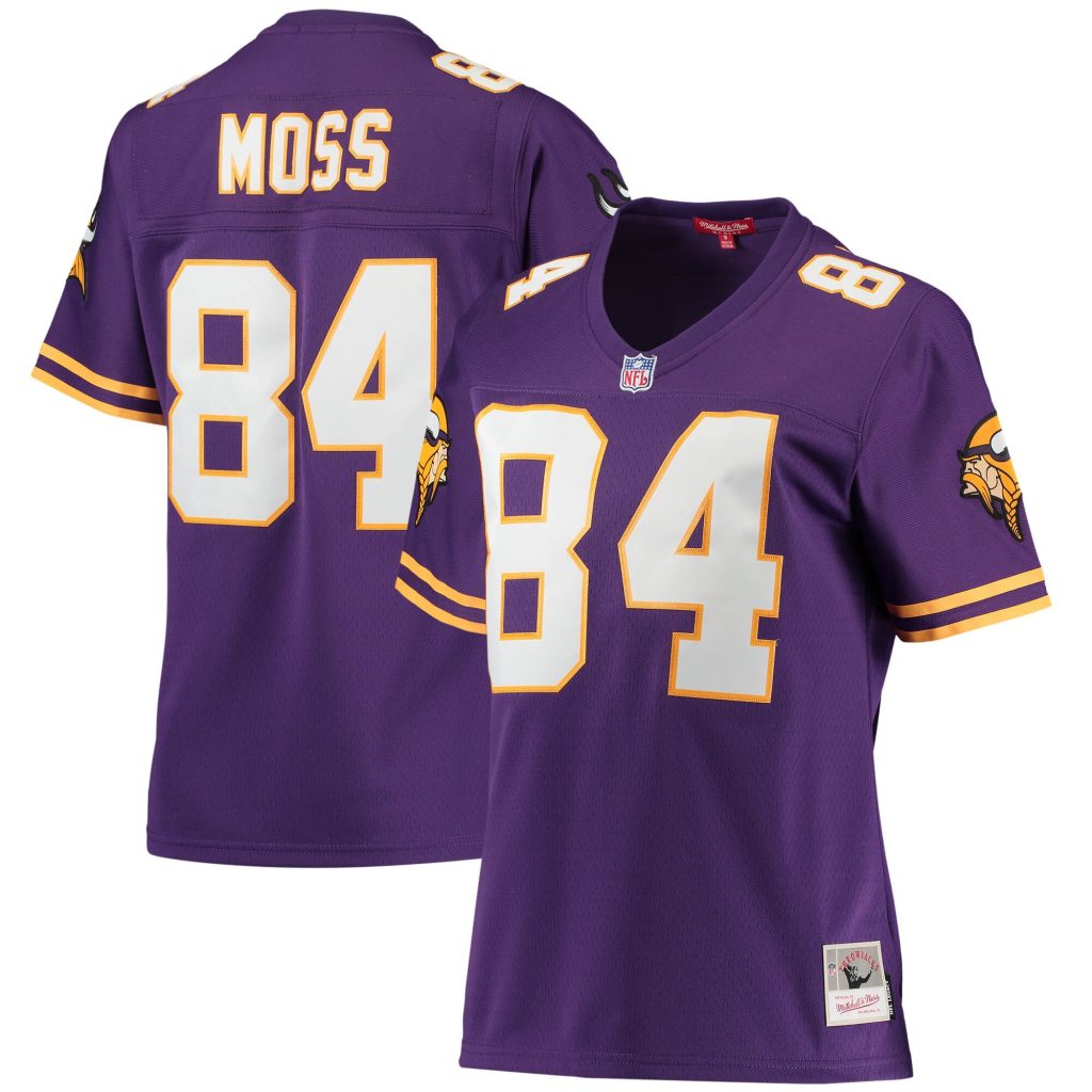 Randy Moss Minnesota Vikings Mitchell & Ness Women's Legacy Replica Team Jersey - Purple