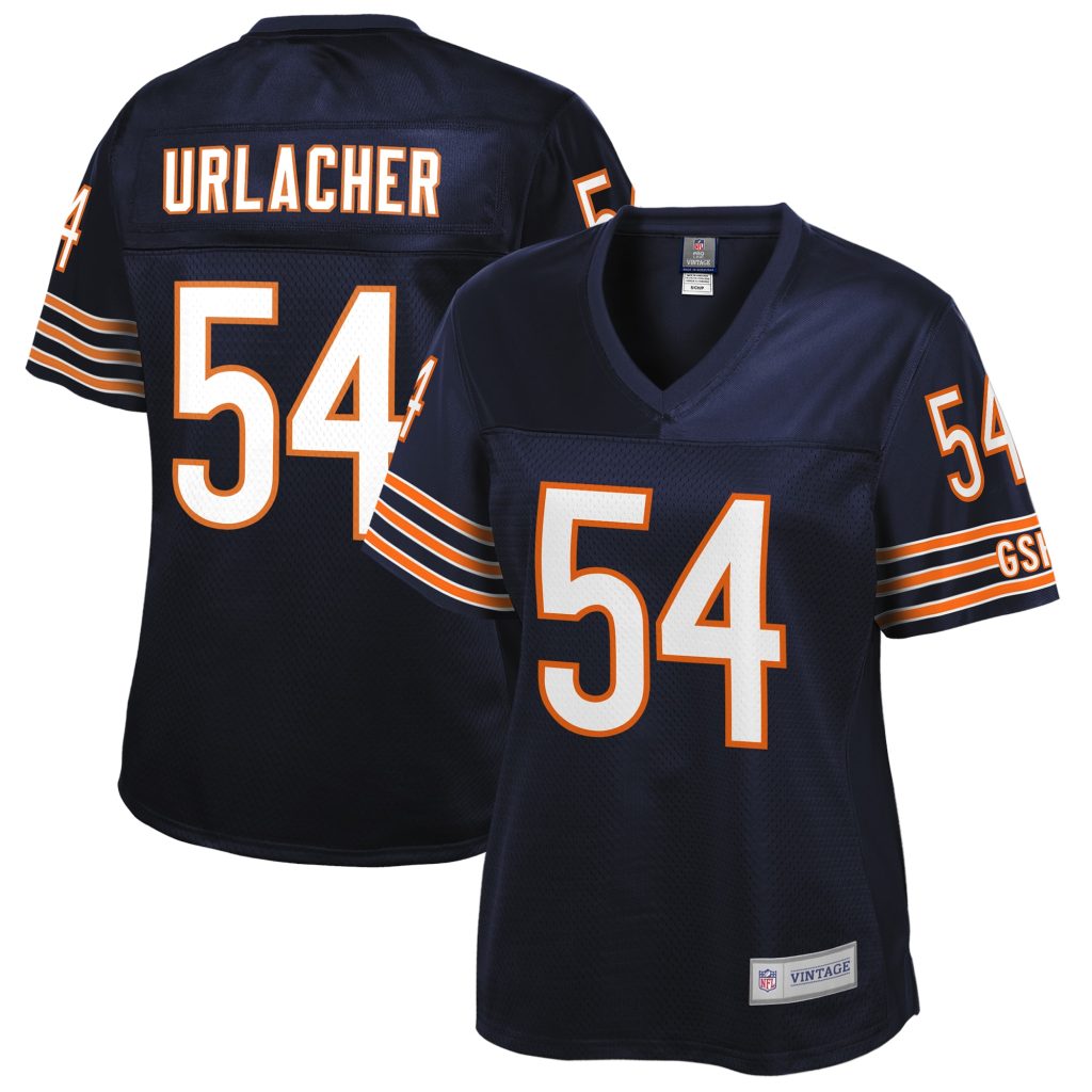 Brian Urlacher Chicago Bears NFL Pro Line Women's Retired Player Replica Jersey - Navy