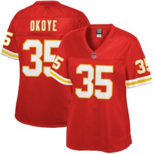 Women's Kansas City Chiefs Christian Okoye NFL Pro Line Red Retired Player Jersey