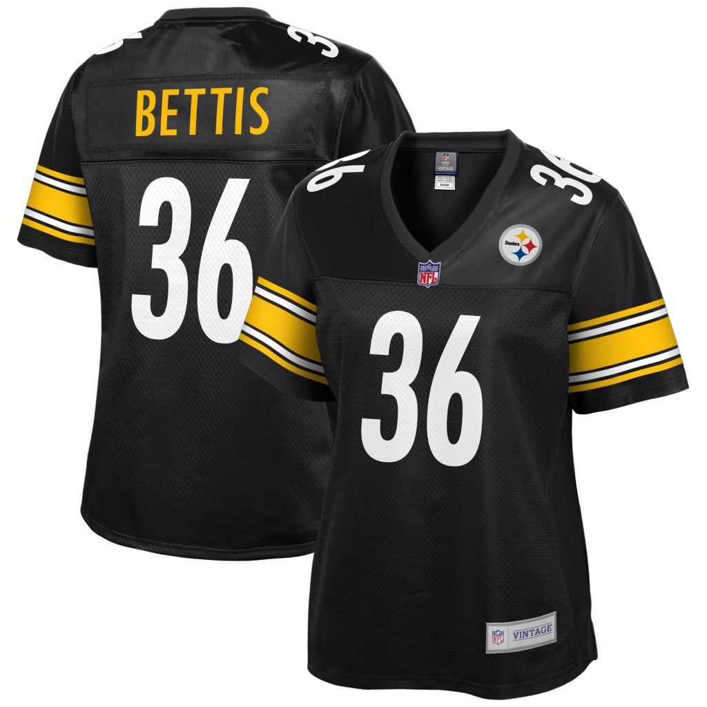 Jerome Bettis Pittsburgh Steelers NFL Pro Line Women's Retired Player Replica Jersey - Black