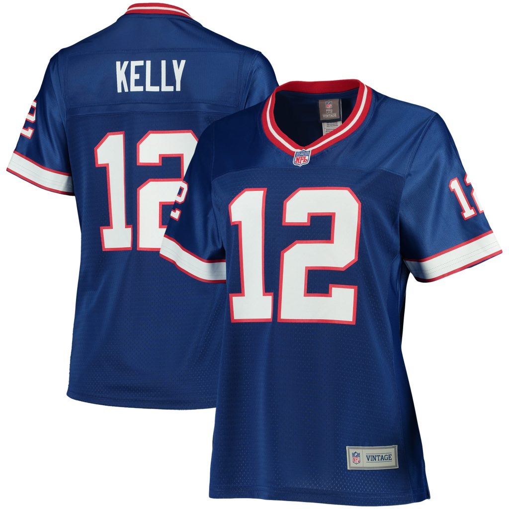 Jim Kelly Buffalo Bills NFL Pro Line Women's Retired Player Replica Jersey - Royal