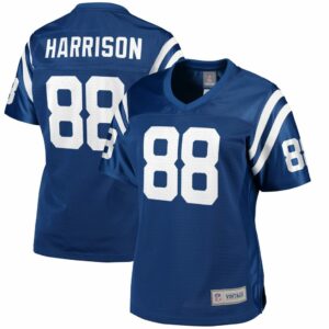 Women's Indianapolis Colts Marvin Harrison NFL Pro Line Royal Retired Player Replica Jersey
