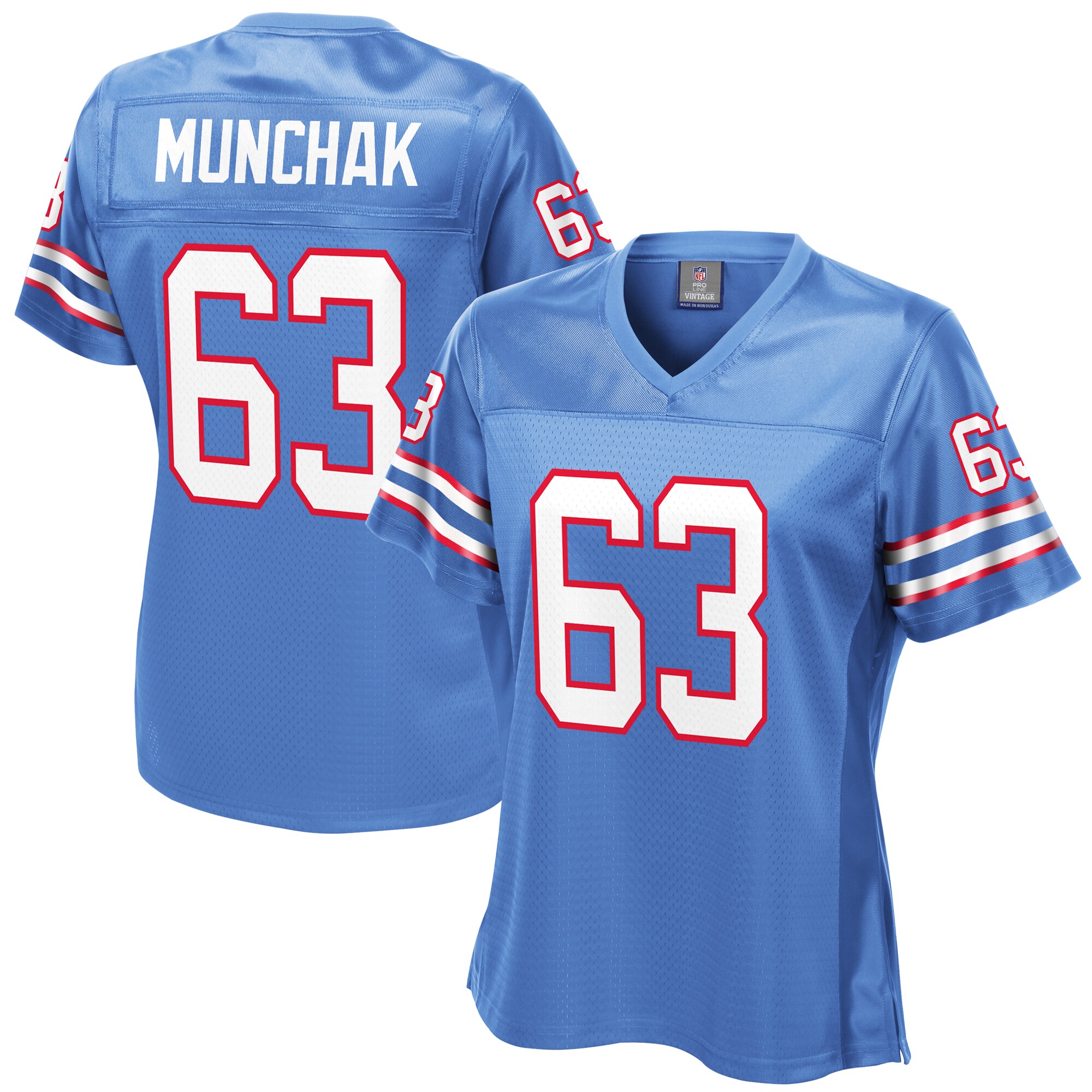Lot Detail - Mike Munchak 1982 Houston Oilers Game Worn Rookie Era Jersey  w/ Team Repairs (Mears A10)