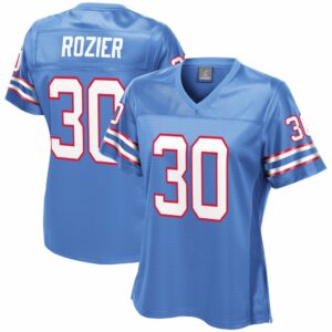 Women's Houston Oilers Mike Rozier NFL Pro Line Light Blue Retired Player Jersey