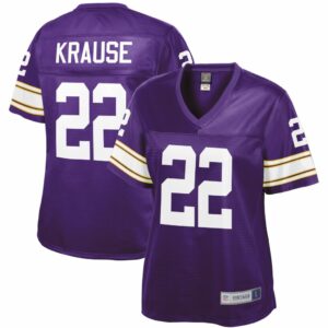 Women's Minnesota Vikings Paul Krause NFL Pro Line Purple Retired Player Jersey