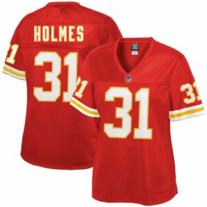 Women's Kansas City Chiefs Priest Holmes NFL Pro Line Red Retired Player Jersey