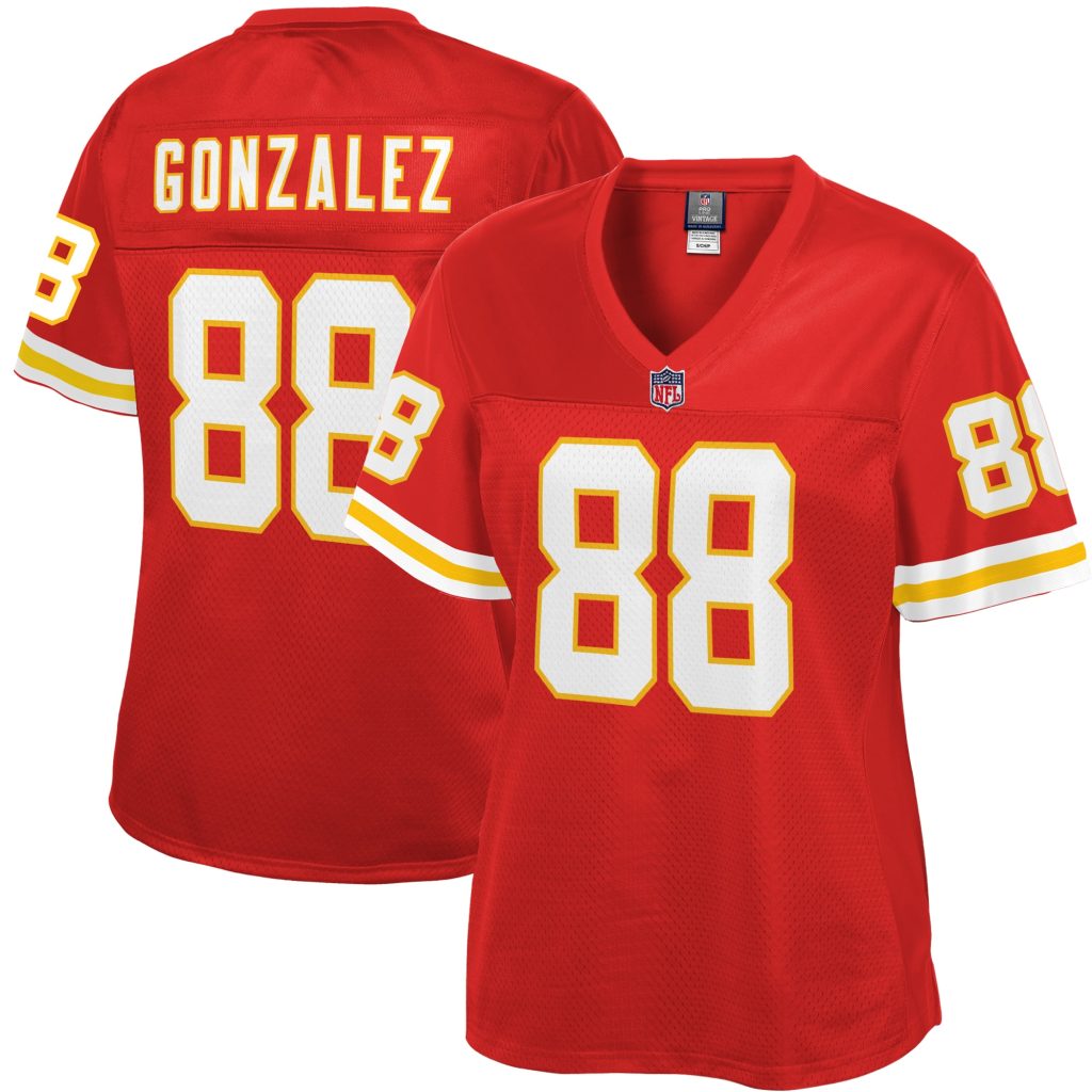 Women's Kansas City Chiefs Tony Gonzalez NFL Pro Line Red Retired Player Jersey