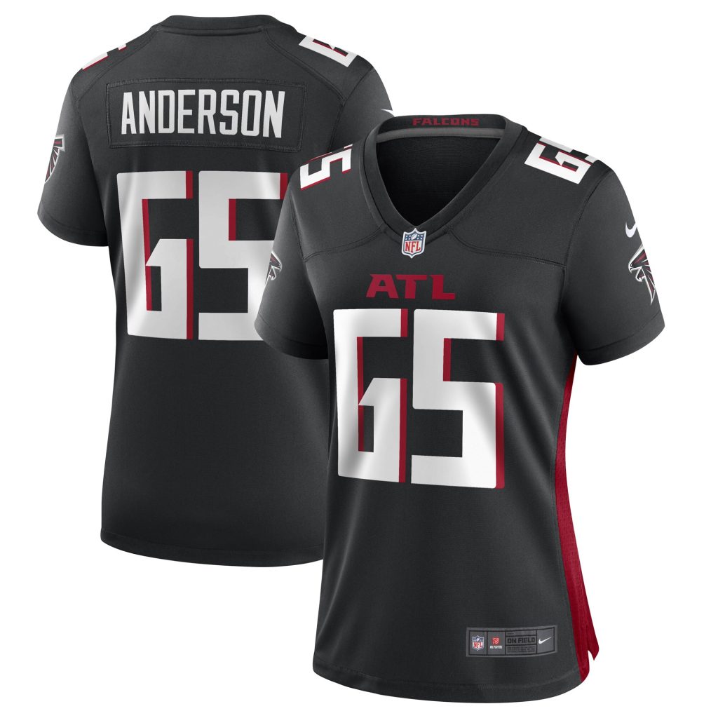 Women's Atlanta Falcons Abdullah Anderson Nike Black Game Player Jersey